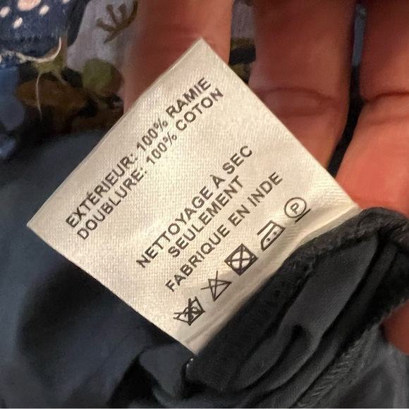 NWT Sea NY Ines Floral Navy Smock Midi Dress size 4 BRAND NEW - Picture 15 of 17